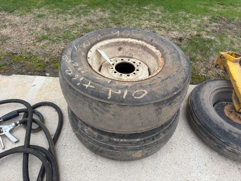 (2) 6 Bolt 15" Implement Rims with 11x15 Tires