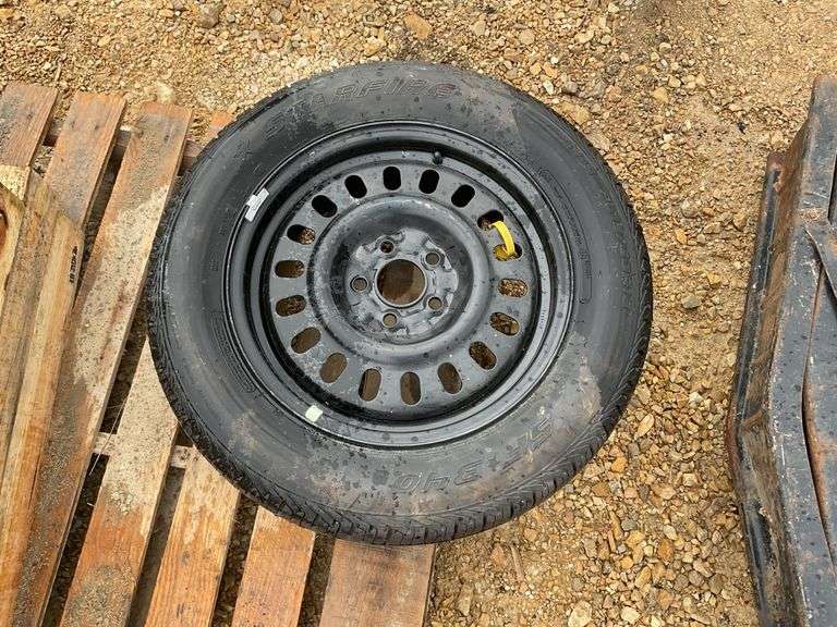 Buick rim & tire, 5 bolt rim, P215/60R16 & (2) car - Hamilton-Maring ...