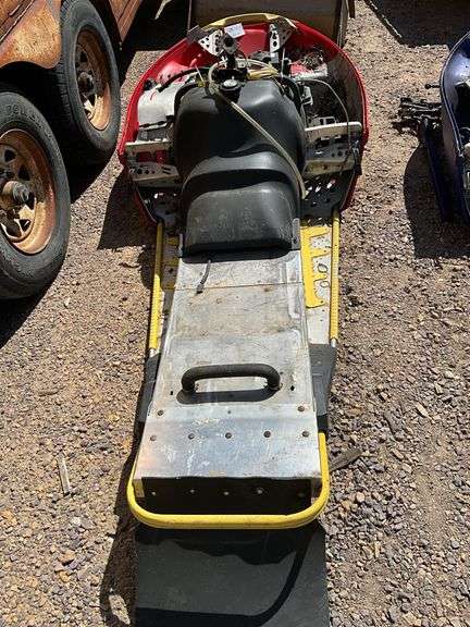 Polaris Snowmobile Frame, Missing Pieces