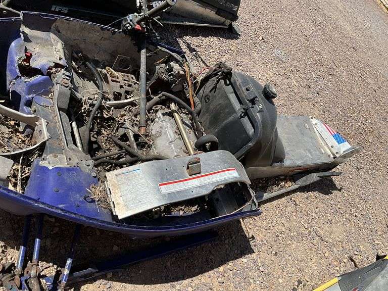 Polaris Snowmobile Frame, Missing Pieces