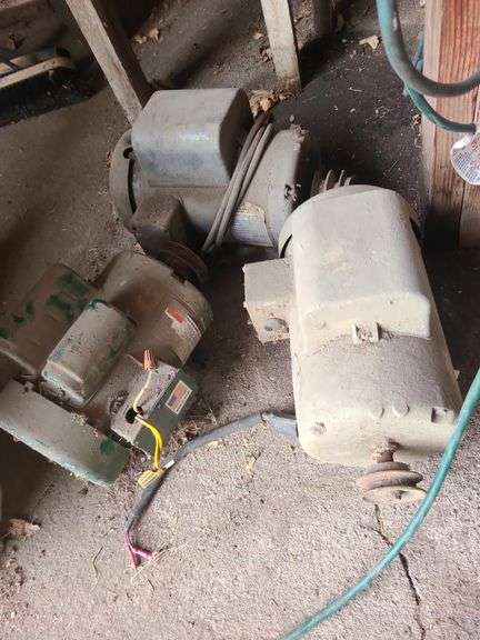 (3) Electric Motors - 1.5hp