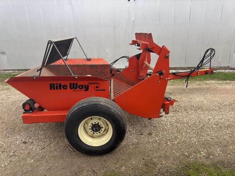 Rite Way RR250 Rock Picker, Hydraulic Reel and Dump, SN: 96-25041