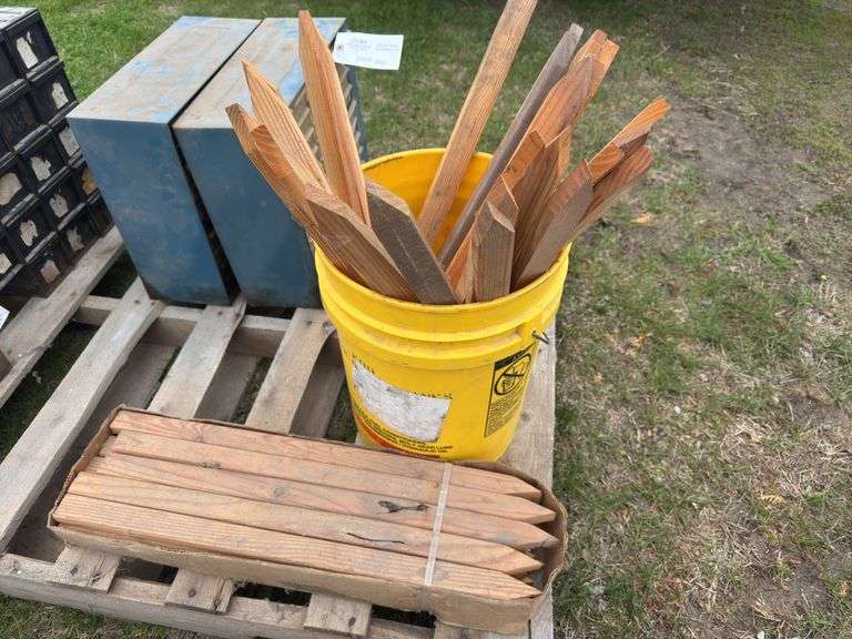 Assorted Wooden Stakes