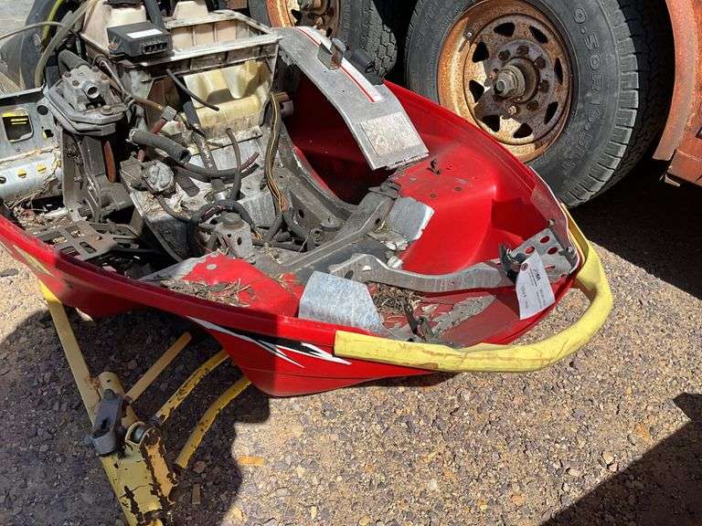 Polaris Snowmobile Frame, Missing Pieces