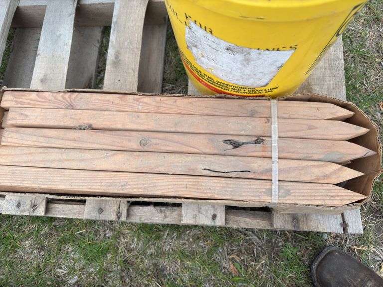 Assorted Wooden Stakes