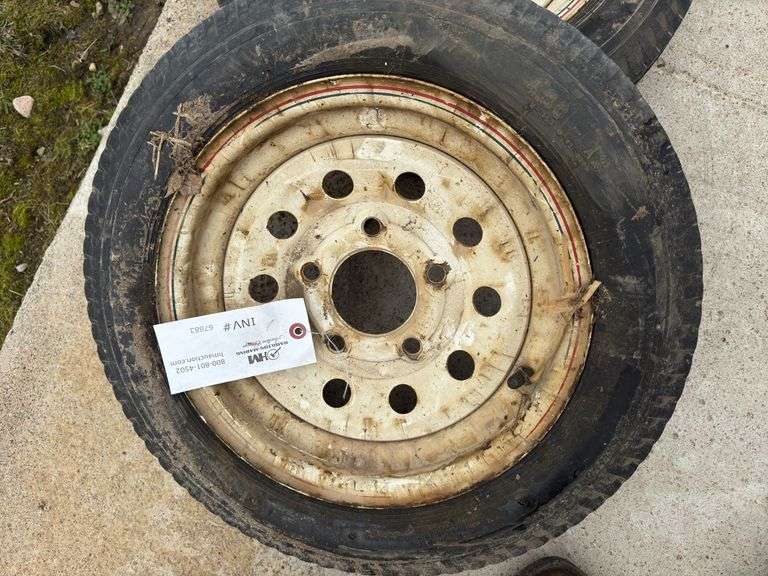 (2)4.80x12 5 Bolt Trailer tires