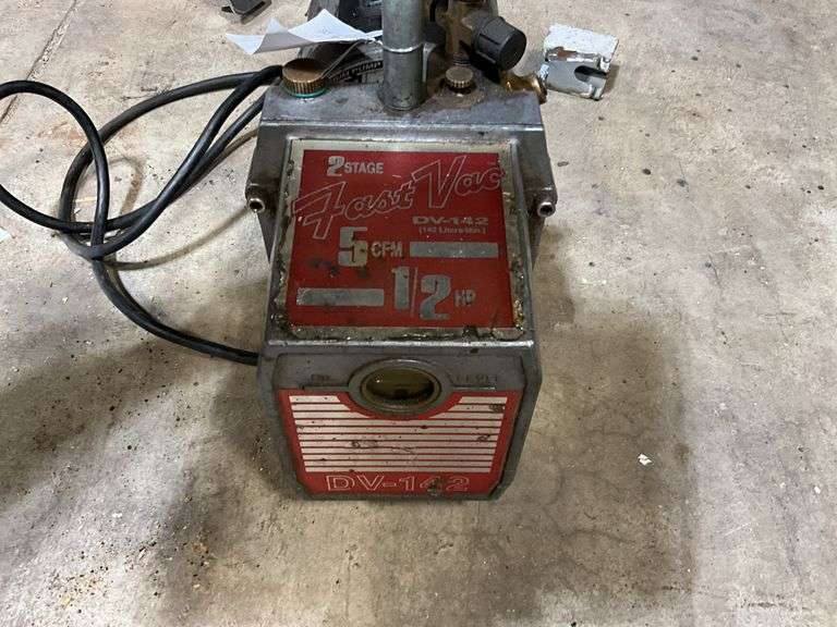 Fast Vac 1/2Hp, Deep Vacuum Pump, 110V