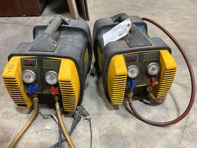 (2) Appointment G5 Twin Refrigerant Recovery Units, 110V - unknown conditio