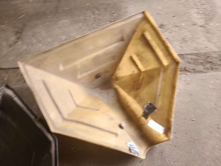 (2) Poly Auger Hoppers