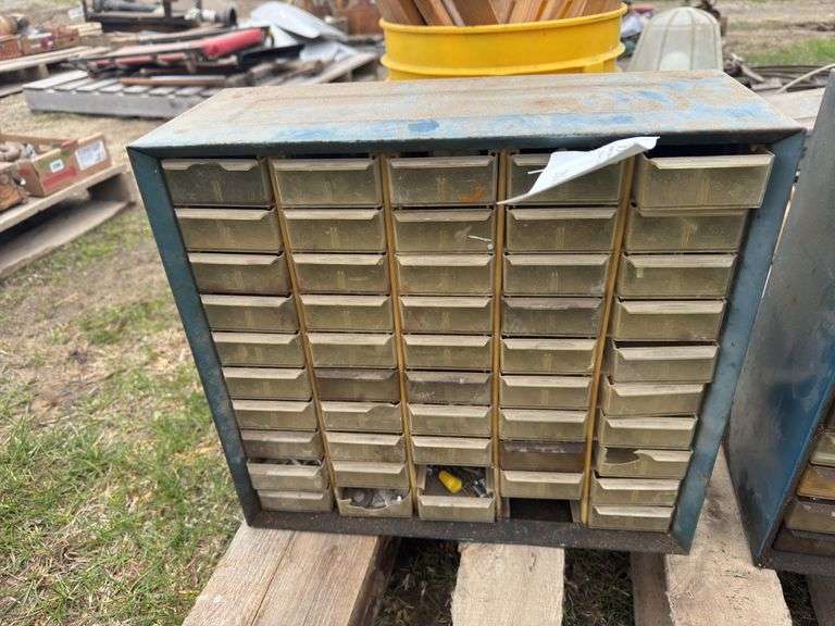(2) Hardware Organizers with Assorted Hardware
