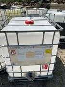 Plastic Caged Tote, Approximately 275 Gallons