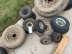 Assorted Lawnmower/Trailer tires