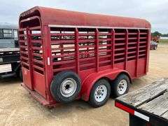 *** 1989 Kiefer-built 16ft livestock trailer