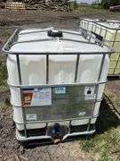 Plastic Caged Tote, Approximately 275 Gallons