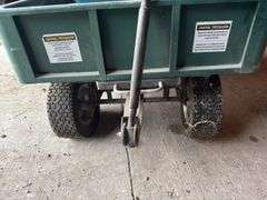 55 Gallon Tender Barrel on Garden Cart
