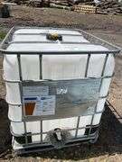 Plastic Caged Tote, Approximately 275 Gallons