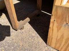 Wooden Shop Built Shelving