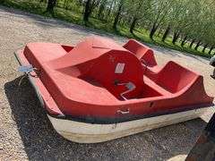 Fiberglass Petal Boat, approximately 5' x9',