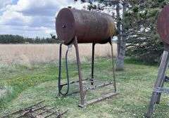 Fuel barrel & stand