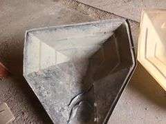 (2) Poly Auger Hoppers