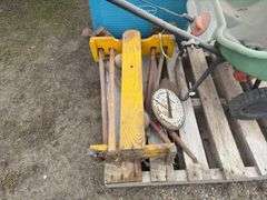 Scott's Seed/Fertilizer Spreader, Crouqet Set, Cooler, Ice Scoops