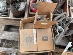 Pallet of Assorted Hardware, Hydraulic Stops, Hydraulic Easy Ends, John Dee