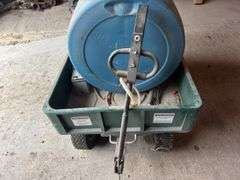 55 Gallon Tender Barrel on Garden Cart