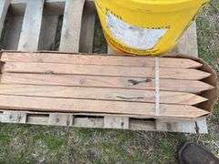 Assorted Wooden Stakes