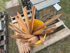 Assorted Wooden Stakes