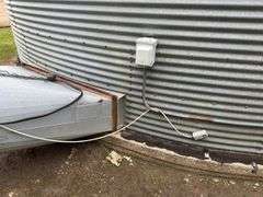 MFS Drying Grain Bin, complete with Load Out Auger and Sweep, Drying Fan wi