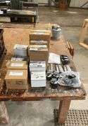 Crate of furnace parts