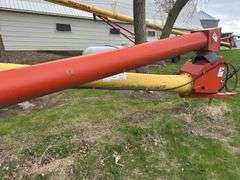 Westfield MK100-61 Swing Hopper Grain Auger, 10"x61', Double Auger Hopper, 