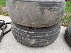 (2) 6 Bolt 15" Implement Rims with 11x15 Tires