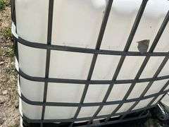 Plastic Caged Tote, Approximately 275 Gallons
