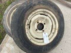 (2) 4 Bolt Rims with 14" tires