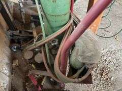 Torch Set on Cart, Hoses, Gauges and Tanks