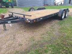 2005 Forest River Flatbed Trailer, 18', 3500lbs Tandem Axle, Fenders, Hidea