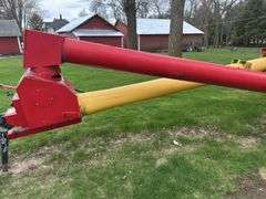 Westfield MK100-71 Swing Hopper Auger, 10"x71', Double Auger Hopper, Hydrau