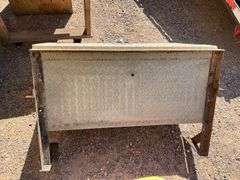 Aluminum truck toolbox, 17"x18"x36", with Brackets