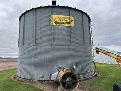 MFS Drying Grain Bin, complete with Load Out Auger and Sweep, Drying Fan wi