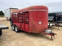 *** 1989 Kiefer-built 16ft livestock trailer