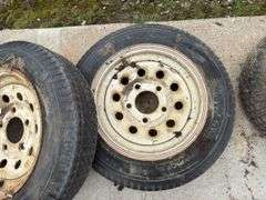 (2)4.80x12 5 Bolt Trailer tires