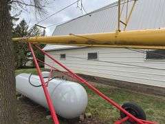 Westfield MK100-71 Swing Hopper Auger, 10"x71', Double Auger Hopper, Hydrau