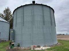 MFS Drying Grain Bin, complete with Load Out Auger and Sweep, Drying Fan wi