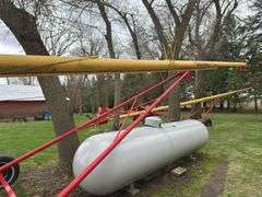 Westfield MK100-71 Swing Hopper Auger, 10"x71', Double Auger Hopper, Hydrau