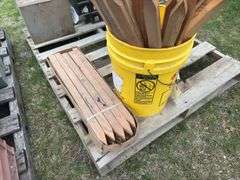 Assorted Wooden Stakes