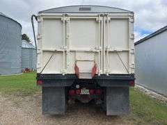 1969 White Construcktor Twin Screw Grain Truck, Crysteel 18' Steel Box and 