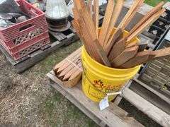 Assorted Wooden Stakes