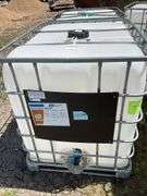 Plastic Caged Tote, Approximately 275 Gallons