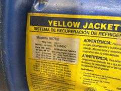 Yellow Jacket Refrigerant Recovery Unit, 110V